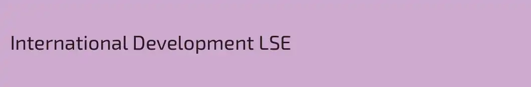 International Development LSE